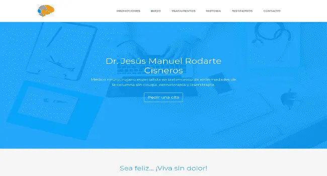 Imagen del proyecto sitio web Dr. Rodarte Cisneros