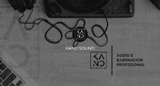 Imagen del proyecto sitio web Kano Sound